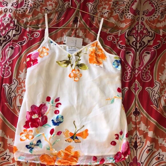Romantic Floral Summer Tank - Picture 1 of 6